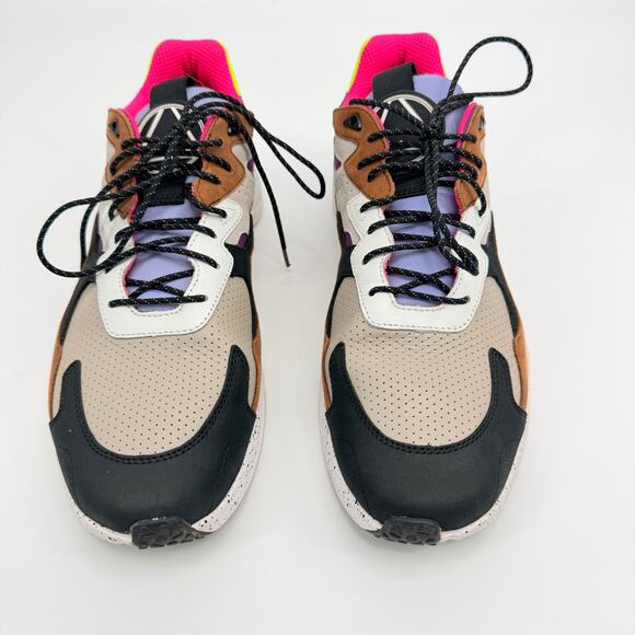 MCQ Alexander McQueen Swallow Daku Trainers Almond Multi Sneaker Leather EU45 - Picture 2 of 9